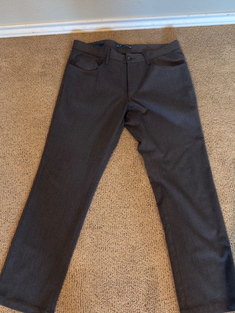 Perry Ellis Five Pocket Charcoal Grey Casual Dress Pant